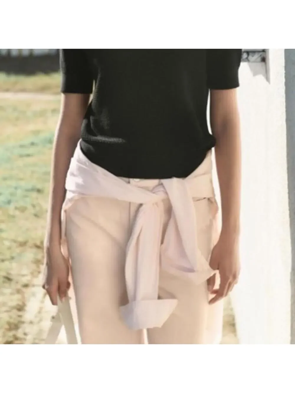 Uniqlo Cotton Wide Straight Leg Jeans NWT Pink Size 34